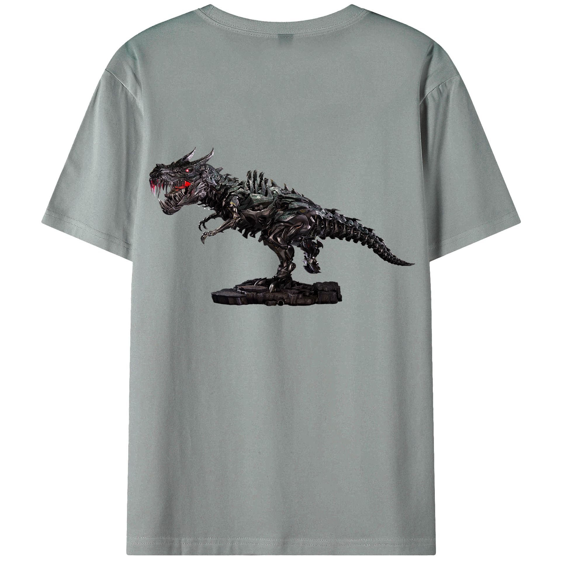 （画像用）  綿100％ メンズ半袖Tシャツ（バックプリント） 通気性